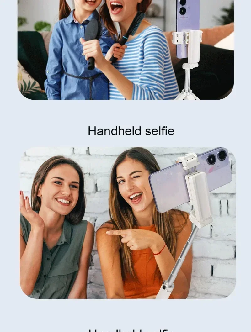 Pocket Flexible Portable Mini Bluetooth Selfie Stick Telescopic Multifunctional Tripod Stand for IPhone Android Phone Monopod