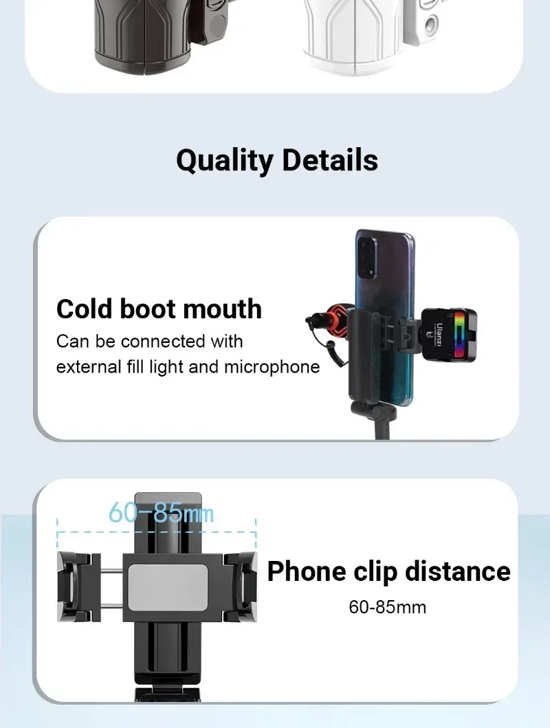 Pocket Flexible Portable Mini Bluetooth Selfie Stick Telescopic Multifunctional Tripod Stand for IPhone Android Phone Monopod