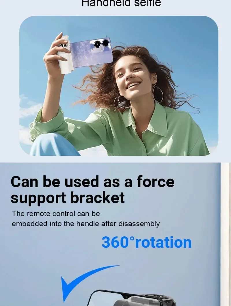 Pocket Flexible Portable Mini Bluetooth Selfie Stick Telescopic Multifunctional Tripod Stand for IPhone Android Phone Monopod