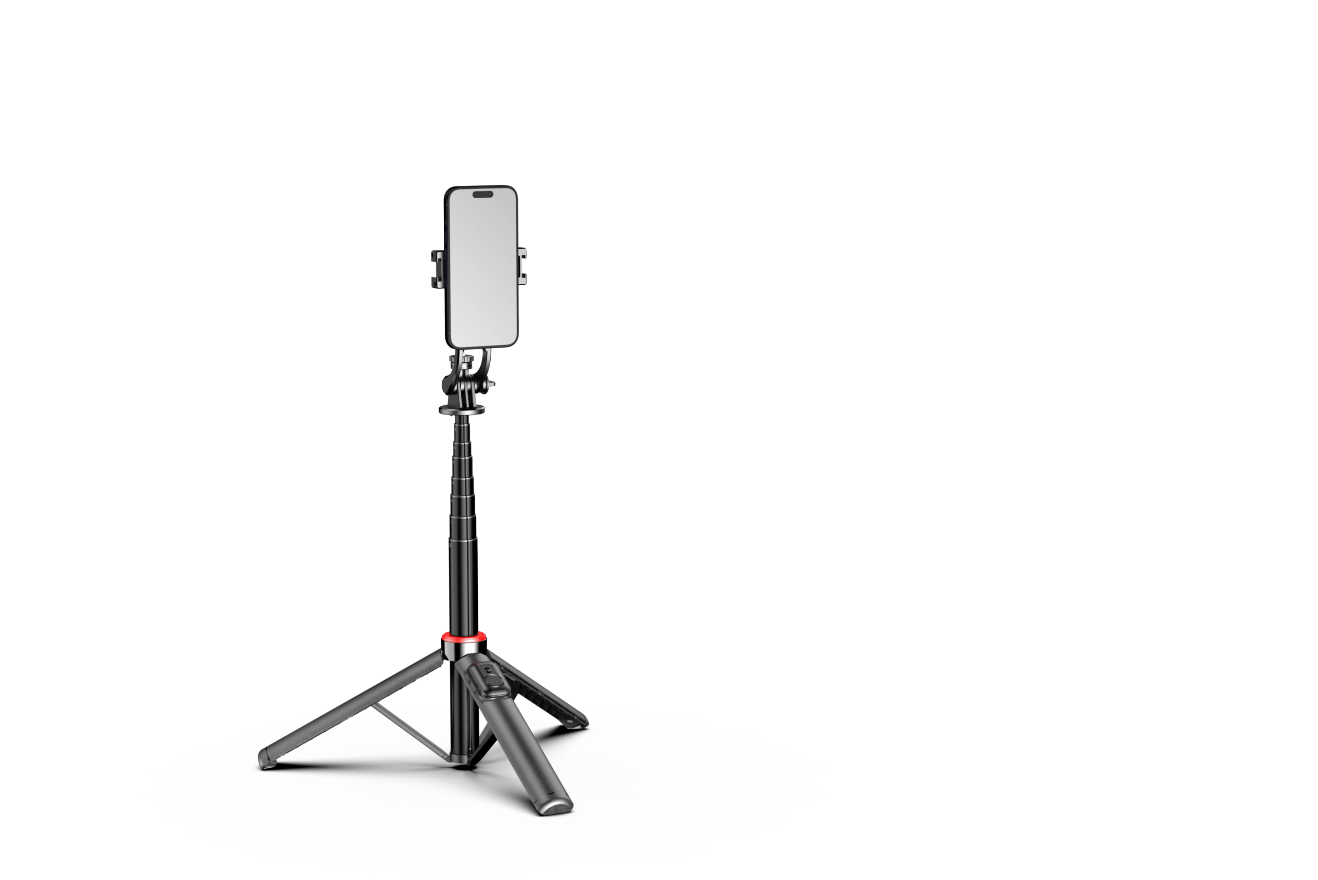 C20 Magnetic Selfie Stick Tripod for iPhone 12-16 Pro Max Travel Stand with Magsafe Phone Clamp for Android Smartphone