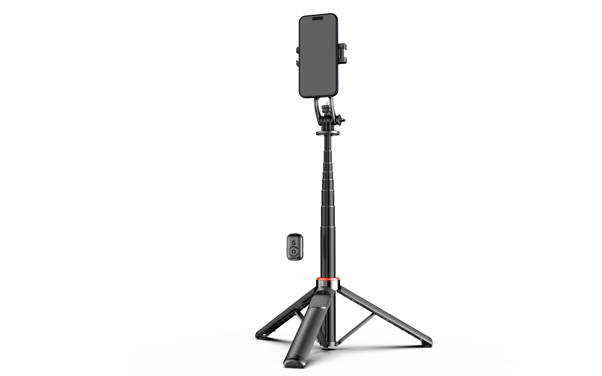 C20 Magnetic Selfie Stick Tripod for iPhone 12-16 Pro Max Travel Stand with Magsafe Phone Clamp for Android Smartphone