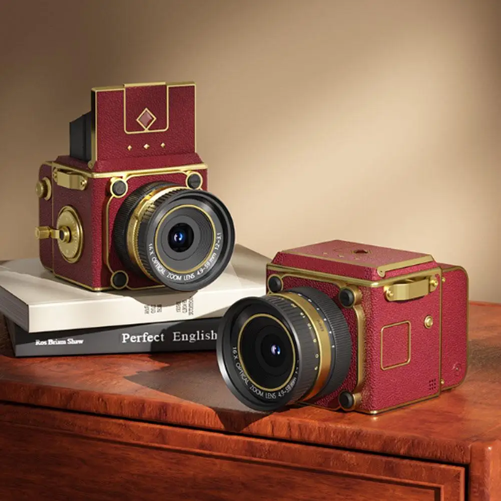 Retro CCD Digital Camera Portable Mini Camera Student Graduation Photo Zoom High-definition Digital Camera Travel Photography