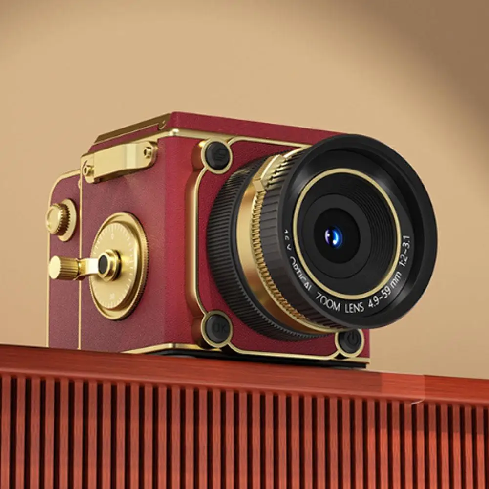 Retro CCD Digital Camera Portable Mini Camera Student Graduation Photo Zoom High-definition Digital Camera Travel Photography