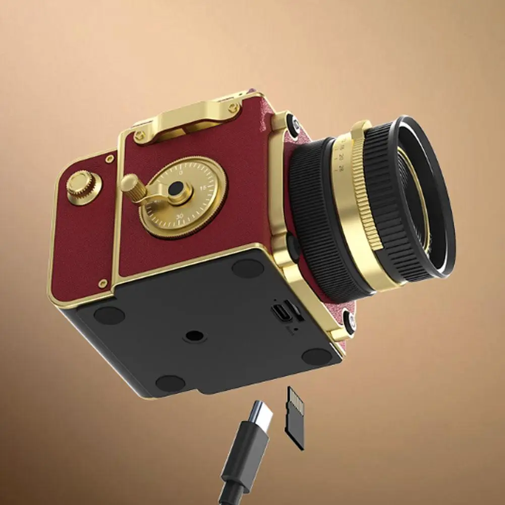 Retro CCD Digital Camera Portable Mini Camera Student Graduation Photo Zoom High-definition Digital Camera Travel Photography