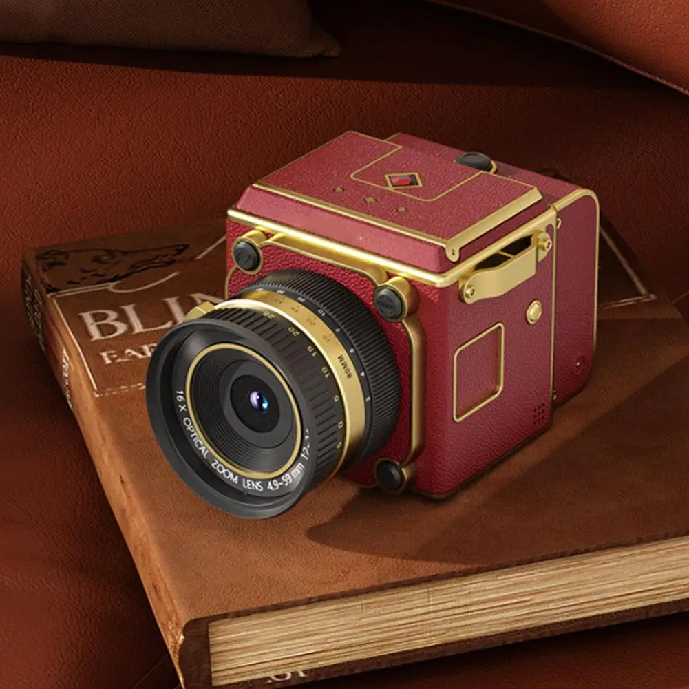 Retro CCD Digital Camera Portable Mini Camera Student Graduation Photo Zoom High-definition Digital Camera Travel Photography