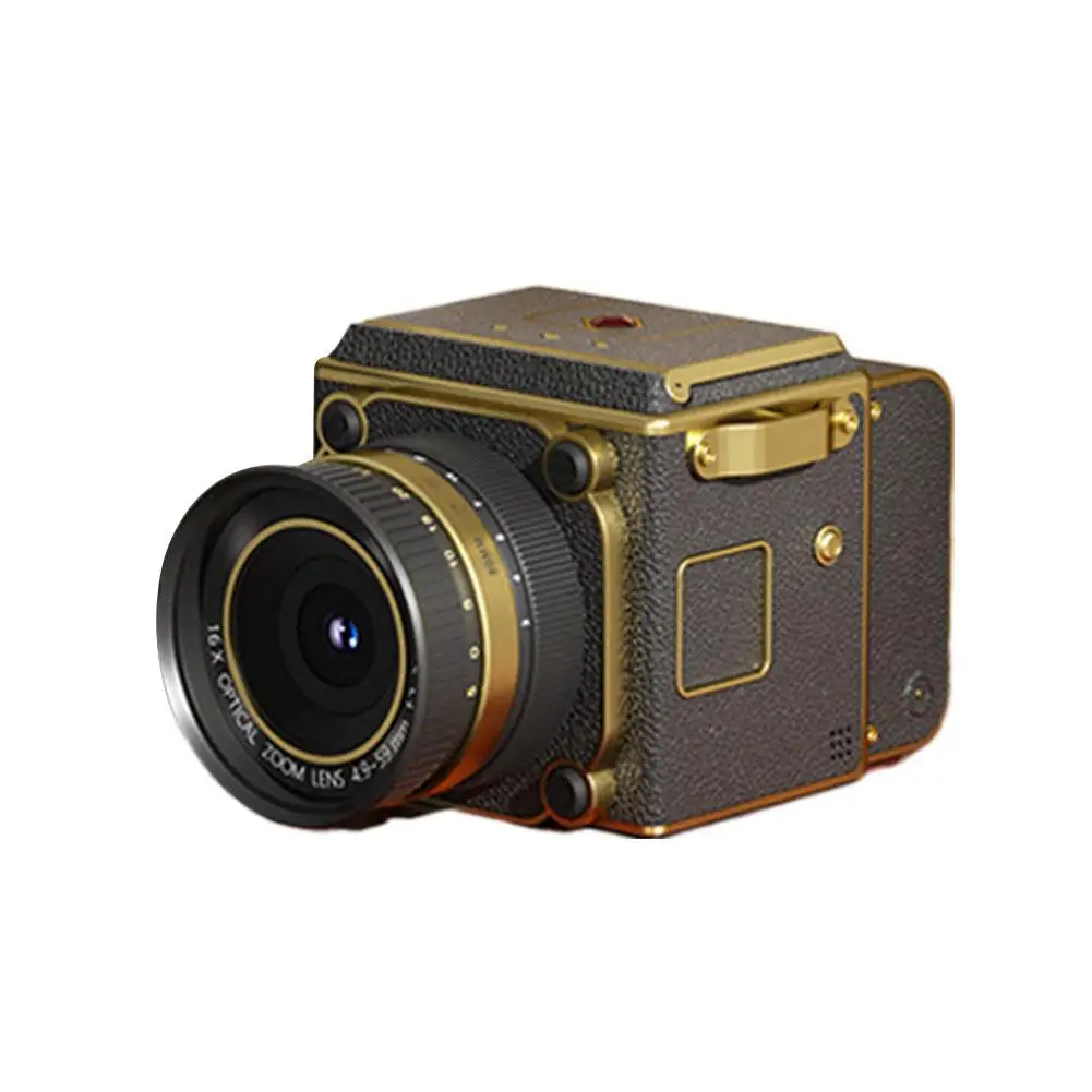 Retro CCD Digital Camera Portable Mini Camera Student Graduation Photo Zoom High-definition Digital Camera Travel Photography