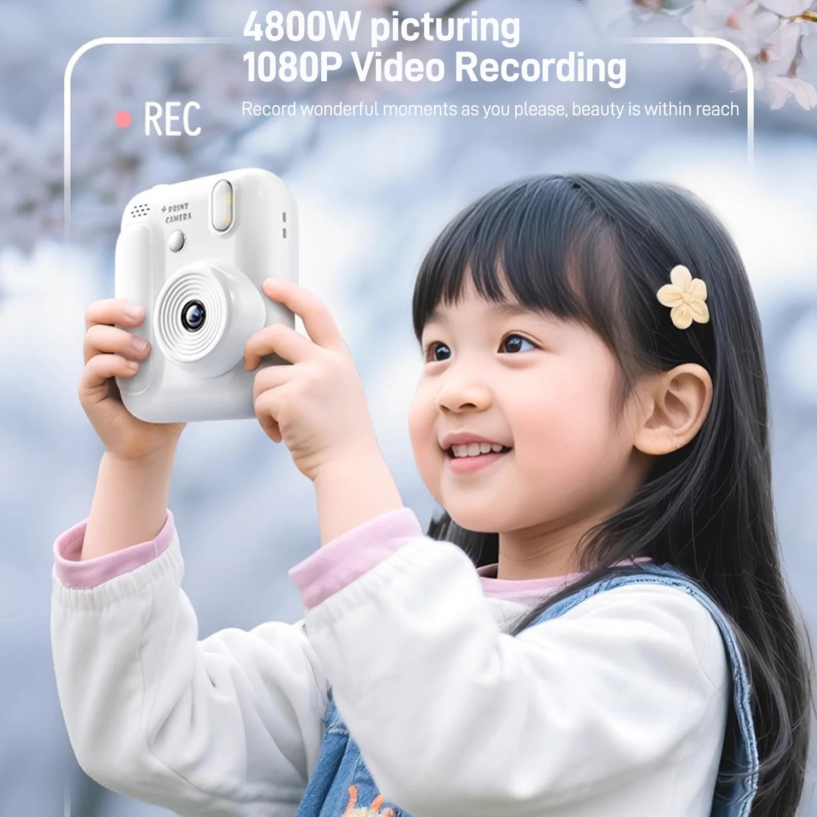 Color Printing Camera Kids Instant Camera 32GB 1080P Thermal Print Digital Camera Print Photo Video Games Music Children Gift Color Printing Camera Kids Instant Camera 32GB 1080P Thermal Print Digital Camera Print Photo Video Games Music Children Gift