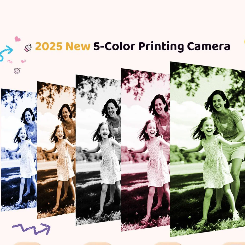Color Printing Camera Kids Instant Camera 32GB 1080P Thermal Print Digital Camera Print Photo Video Games Music Children Gift Color Printing Camera Kids Instant Camera 32GB 1080P Thermal Print Digital Camera Print Photo Video Games Music Children Gift