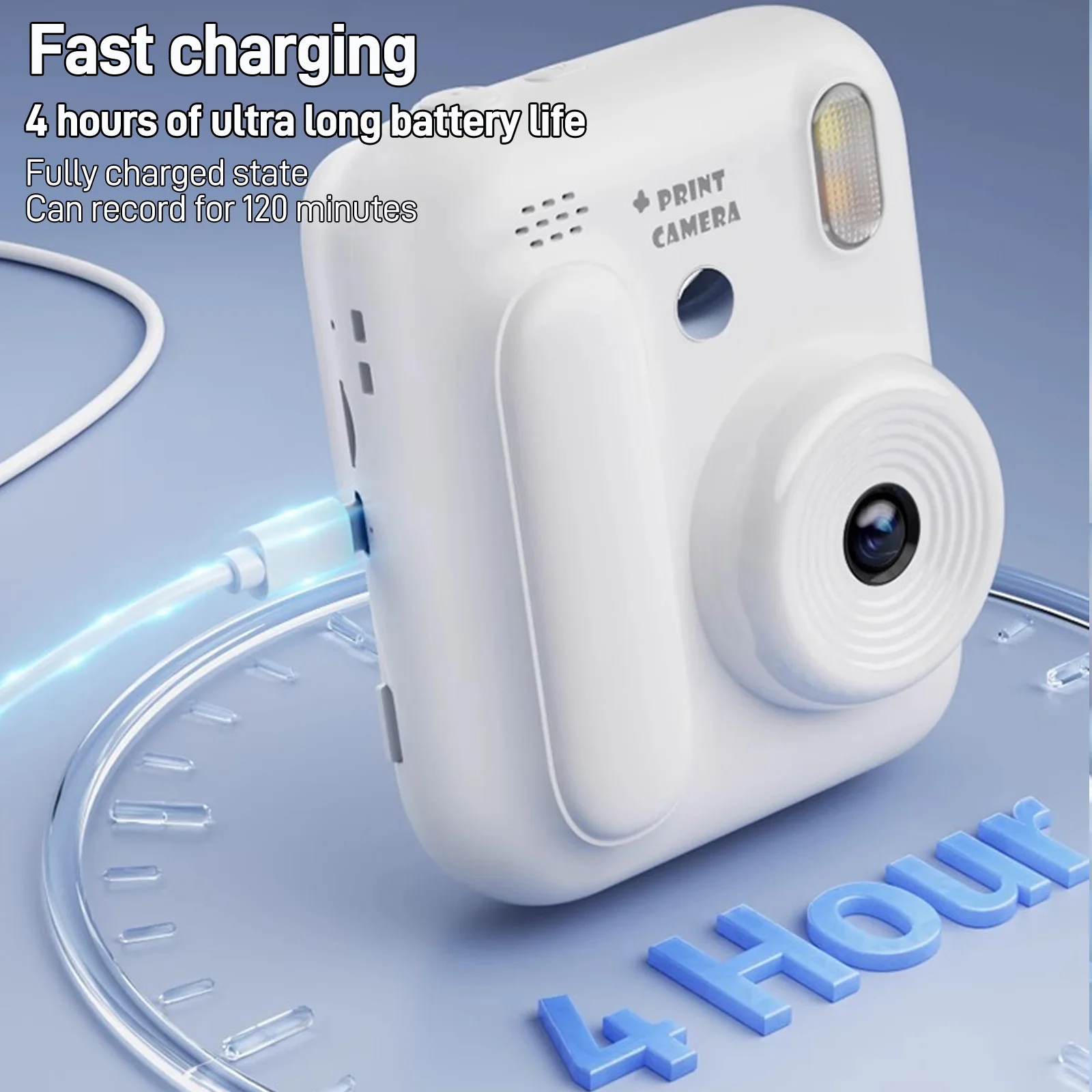 Color Printing Camera Kids Instant Camera 32GB 1080P Thermal Print Digital Camera Print Photo Video Games Music Children Gift Color Printing Camera Kids Instant Camera 32GB 1080P Thermal Print Digital Camera Print Photo Video Games Music Children Gift