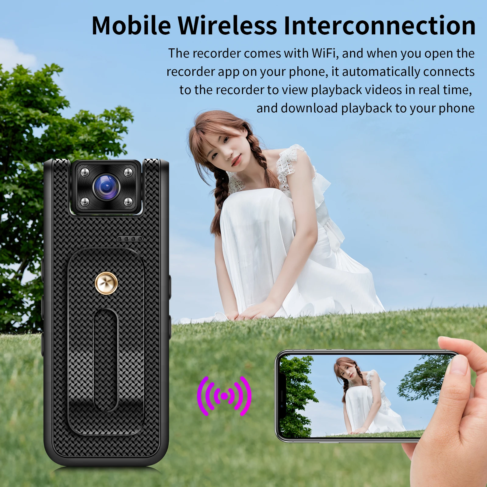 4K Mini Portable Camera HD 1080P Digital Video Recorder Infrared Night Vision Police Body Cam Small Sports DV Camcorder