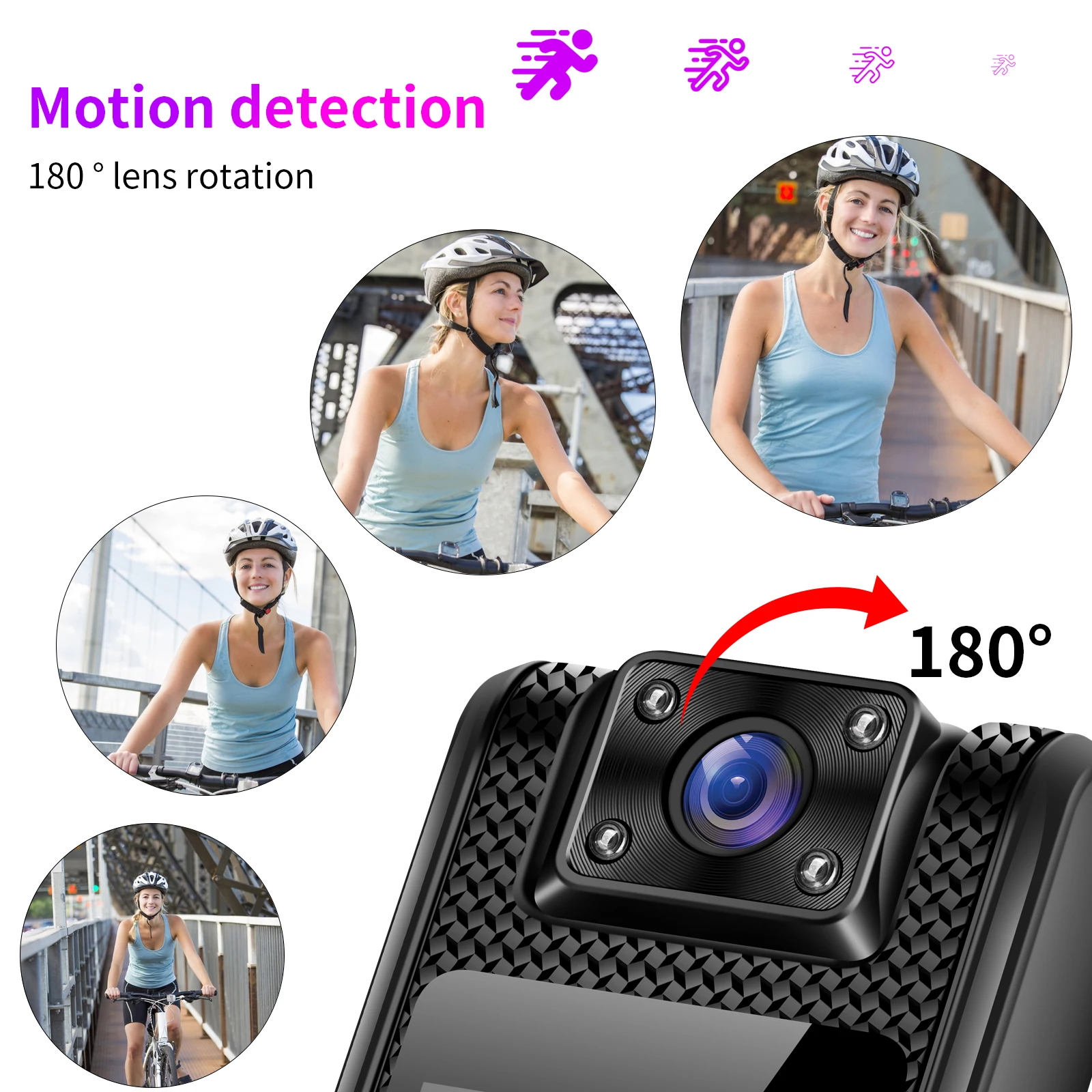 4K Mini Portable Camera HD 1080P Digital Video Recorder Infrared Night Vision Police Body Cam Small Sports DV Camcorder