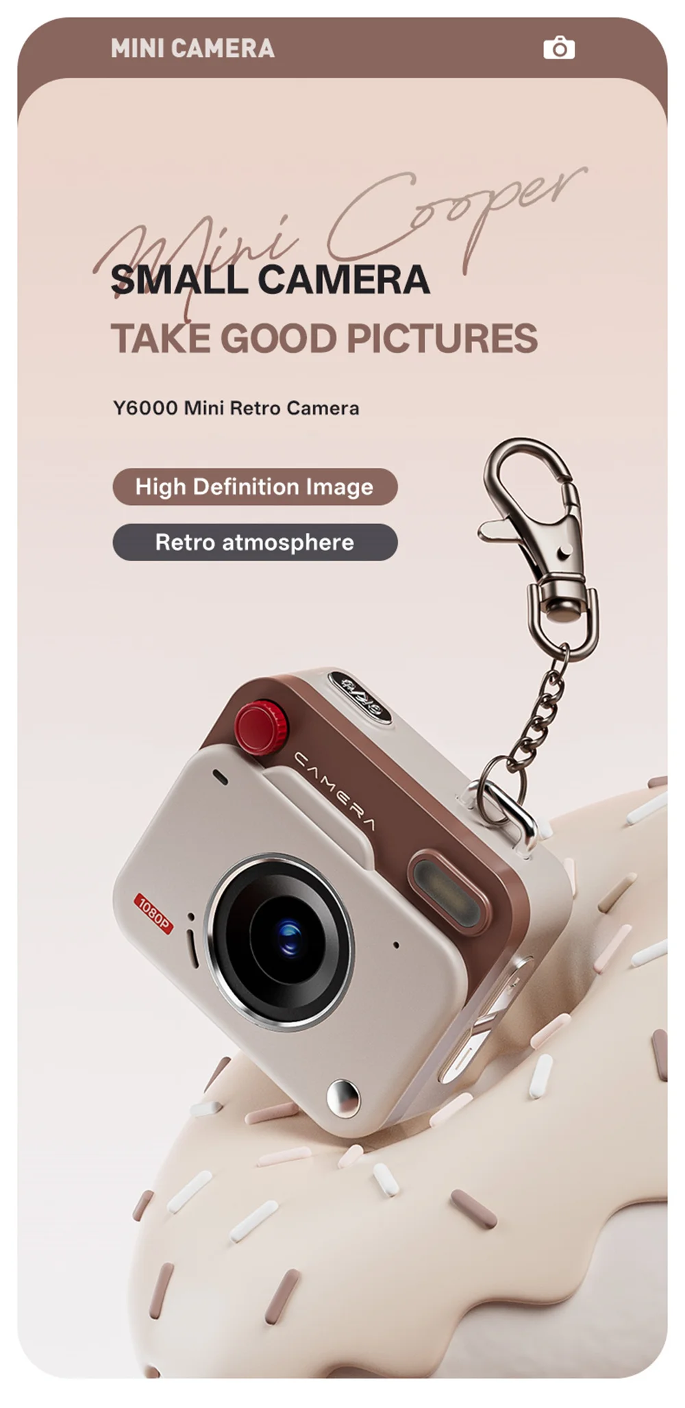 2025 New Thumb Pocket CCD Digital Camera HD Retro Mini Camera Portable Keychain Camera Outdoor Travel Photo Recorder Gift Y6000 2025 New Thumb Pocket CCD Digital Camera HD Retro Mini Camera Portable Keychain Camera Outdoor Travel Photo Recorder Gift Y6000