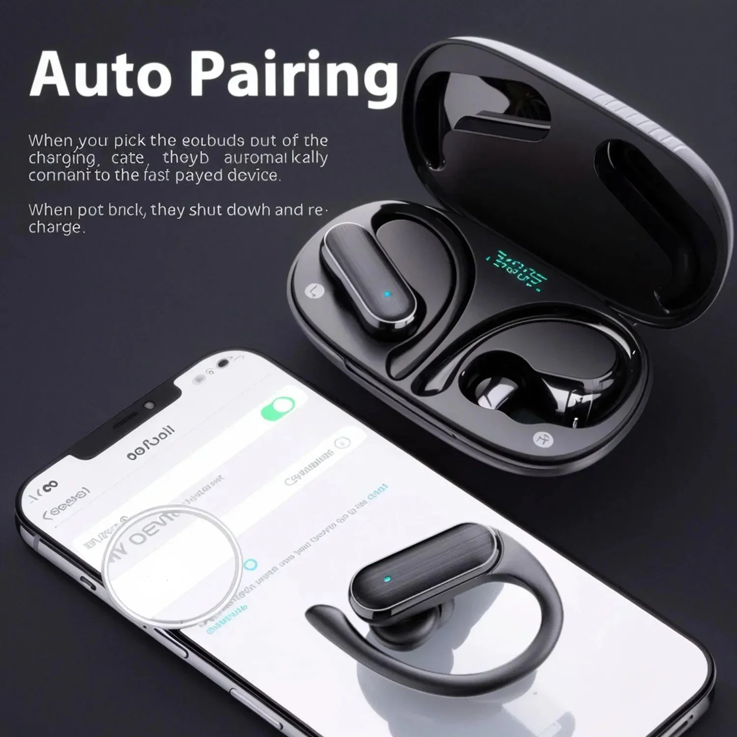 Sony Wireless Earphones Bluetooth Headsets TWS 5.3 Stereo Earbuds Hifi Headphones HD Microphone For Iphone And Android