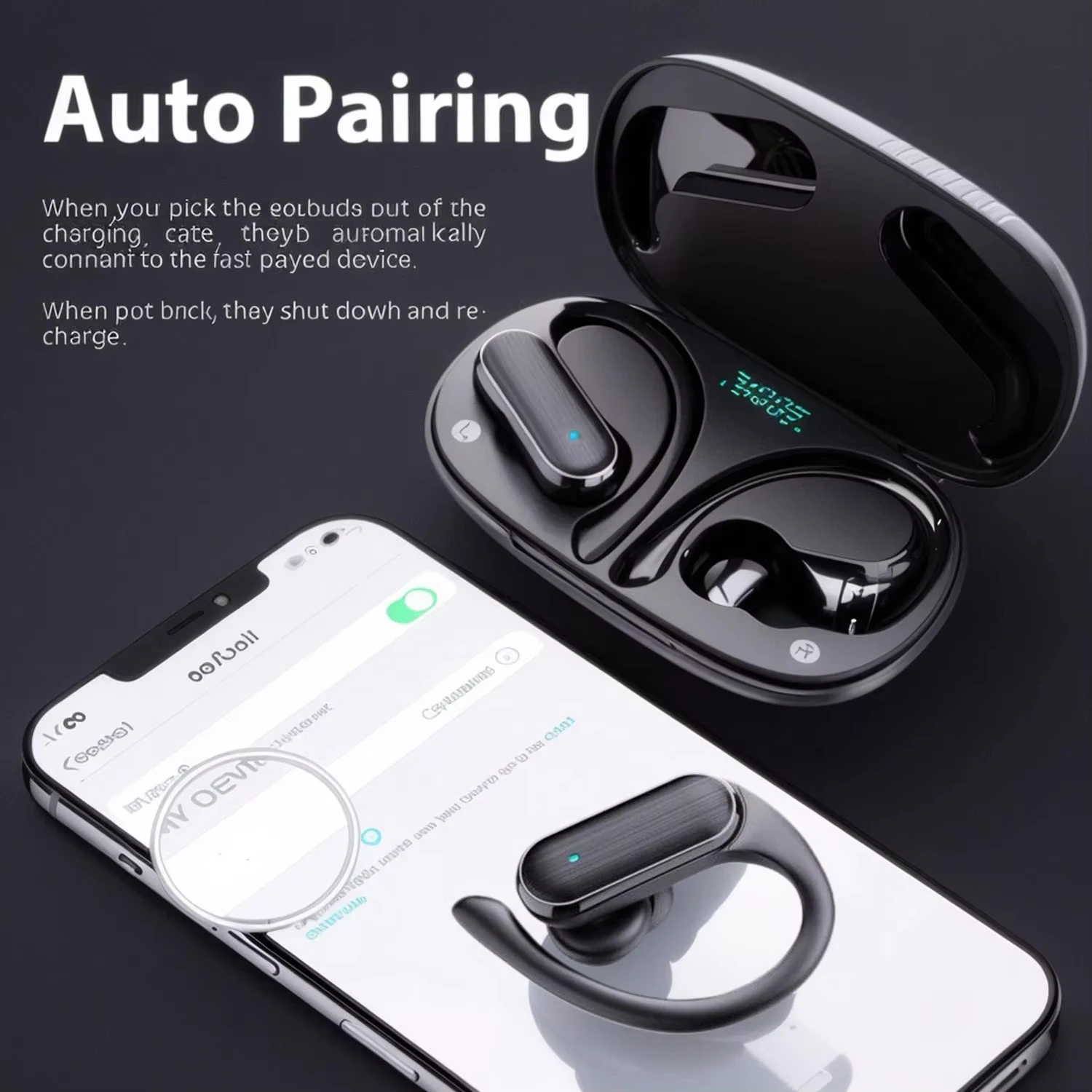 Sony Wireless Earphones Bluetooth Headsets TWS 5.3 Stereo Earbuds Hifi Headphones HD Microphone For Iphone And Android