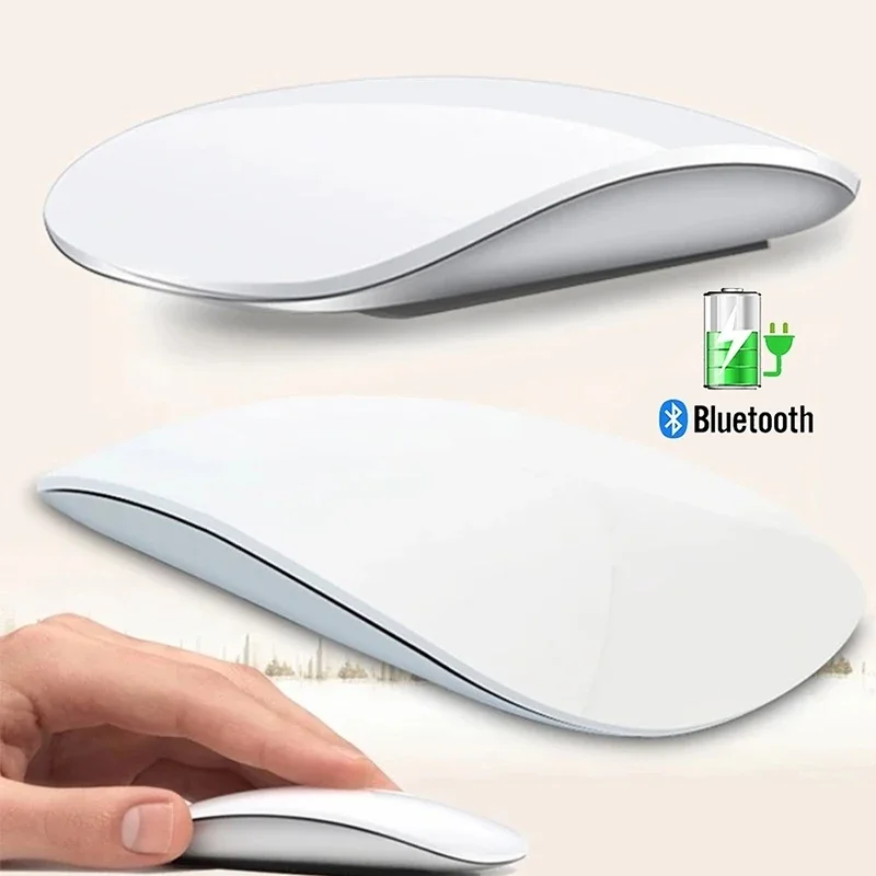 Lenovo Wireless Mouse Rechargeable Bluetooth 5.0 Silent Surface Touch Mice Ultra-thin Magic Mouse For Laptop Ipad Mac PC Macbook Lenovo Wireless Mouse Rechargeable Bluetooth 5.0 Silent Surface Touch Mice Ultra-thin Magic Mouse For Laptop Ipad Mac PC Macbook