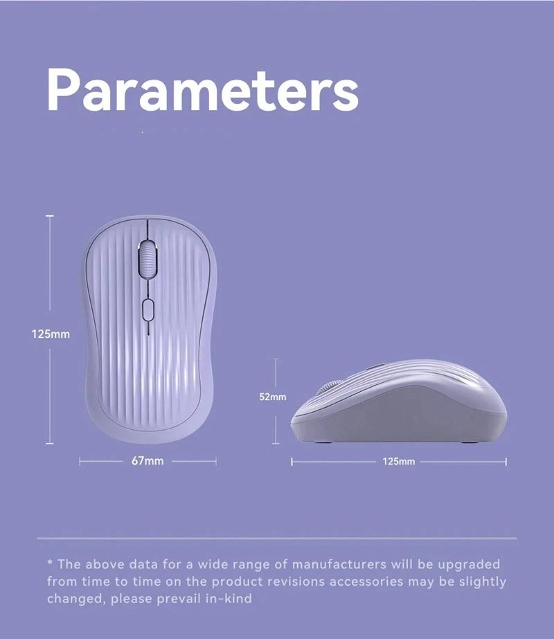 Dual Mode Wireless Mouse Type-C Rechargeable 2.4G Bluetooth Ergonomic Fashion Silent Mouse Desktop Laptop Tablet for iPhone iPad Dual Mode Wireless Mouse Type-C Rechargeable 2.4G Bluetooth Ergonomic Fashion Silent Mouse Desktop Laptop Tablet for iPhone iPad