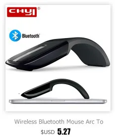 CHYI Magic Mouse Wireless Bluetooth Mouse Arc Touch Mause For Apple Mac Book MacBook Air Pro Ergonomic Design Mute Mice