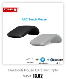 CHYI Magic Mouse Wireless Bluetooth Mouse Arc Touch Mause For Apple Mac Book MacBook Air Pro Ergonomic Design Mute Mice