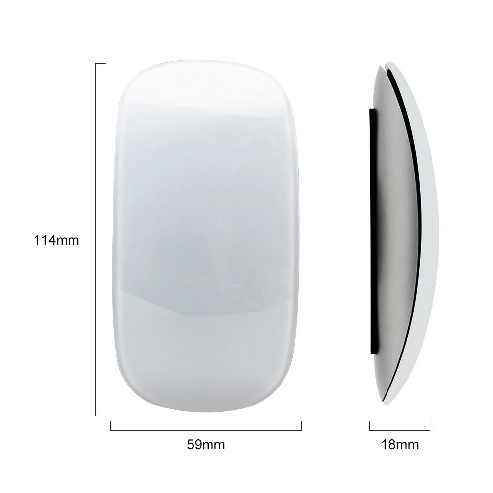 CHYI Magic Mouse Wireless Bluetooth Mouse Arc Touch Mause For Apple Mac Book MacBook Air Pro Ergonomic Design Mute Mice