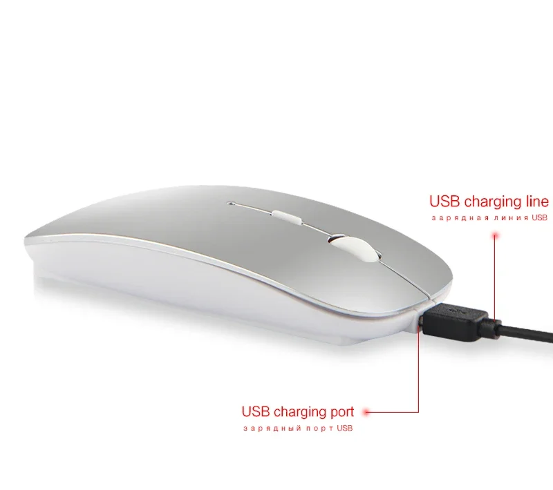 Bluetooth Mouse for APPle MacBook Air Pro Retina 11 12 13 15 16 mac book Laptop Wireless Mouse Rechargeable Mute Gaming Mouse