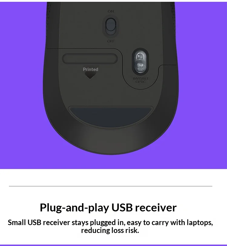 Logitech M170 Wireless Mouse for Apple MacBook Portable Design