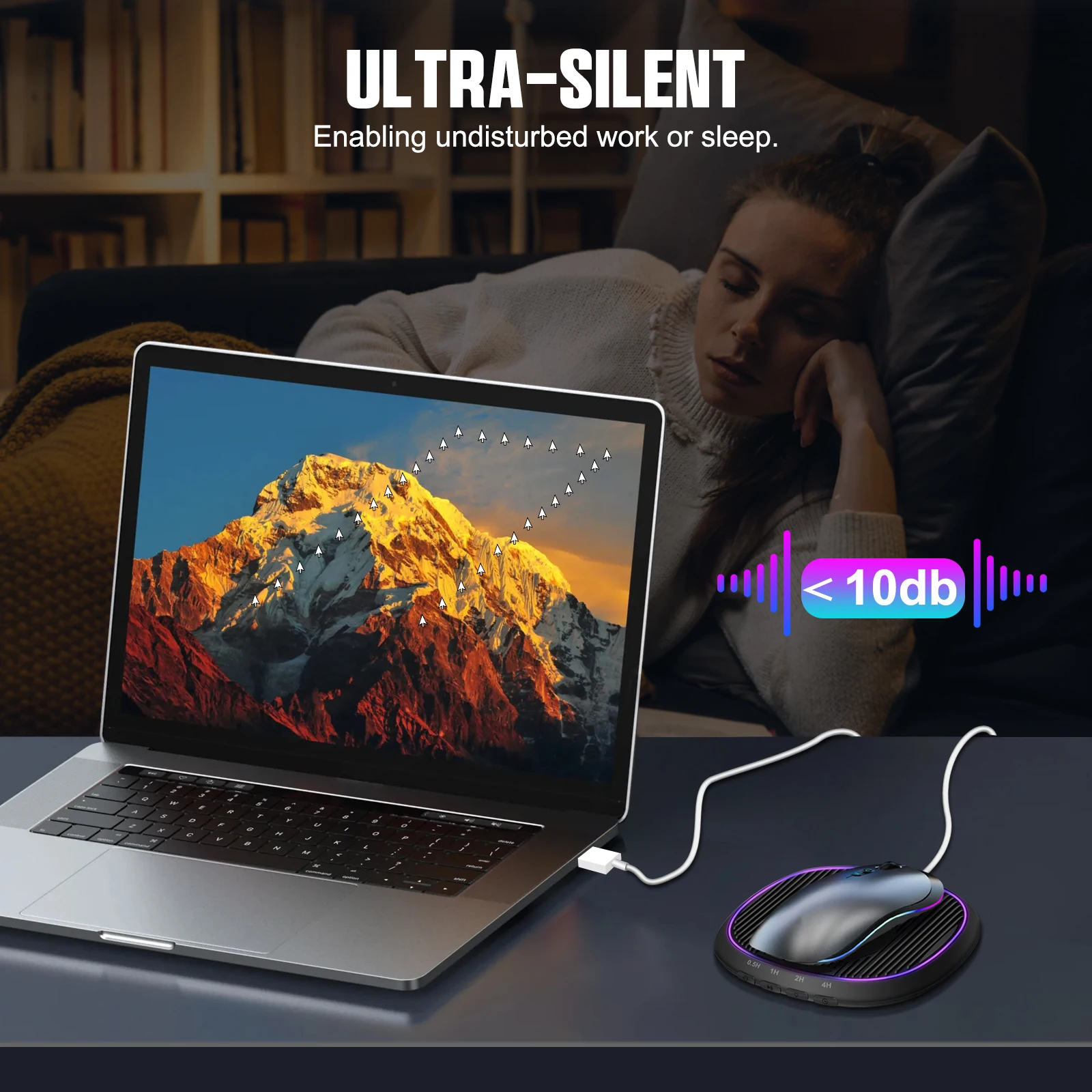 Mouse Mover with Timer Undetectable Mouse Jiggler Mouse Wiggler to Keep Computer Alive-Black Mouse Moving Productivity