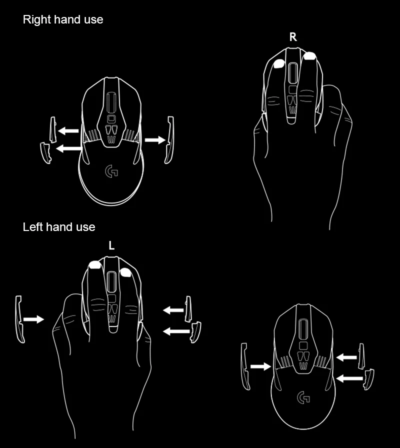 Logitech G903 HERO LIGHTSPEED Wireless Gaming Mouse 100% Original RGB 16000DPI Gamer Upgrade Wireless Bluetooth Mouse