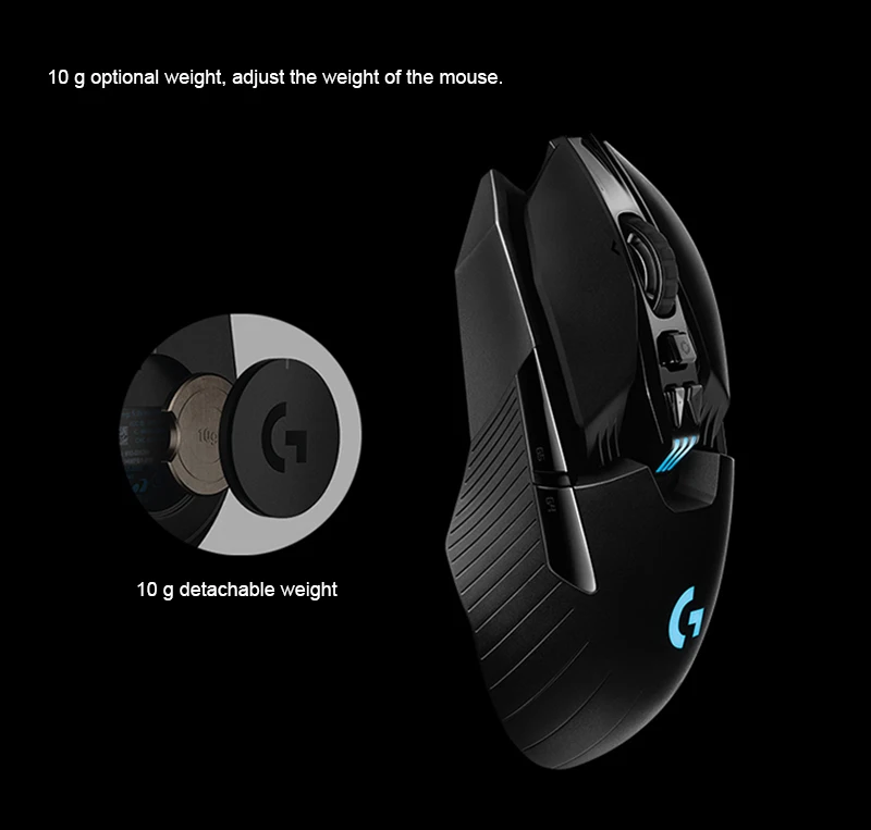 Logitech G903 HERO LIGHTSPEED Wireless Gaming Mouse 100% Original RGB 16000DPI Gamer Upgrade Wireless Bluetooth Mouse