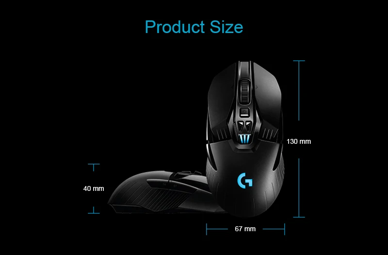 Logitech G903 HERO LIGHTSPEED Wireless Gaming Mouse 100% Original RGB 16000DPI Gamer Upgrade Wireless Bluetooth Mouse