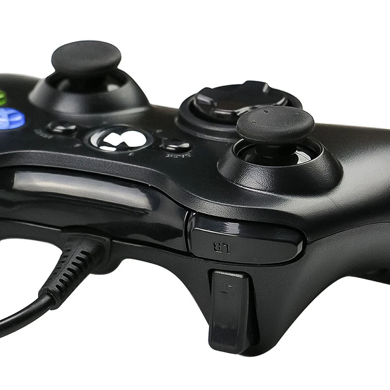 Wired Game Controller Gamepad Joystick Pad For Xbox 360 & PC 7 8 10