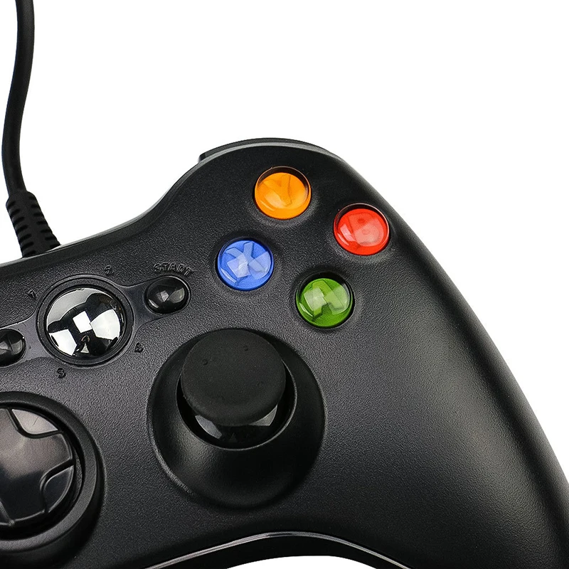 Wired Game Controller Gamepad Joystick Pad For Xbox 360 & PC 7 8 10