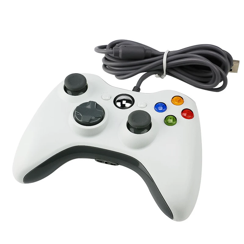 Wired Game Controller Gamepad Joystick Pad For Xbox 360 & PC 7 8 10