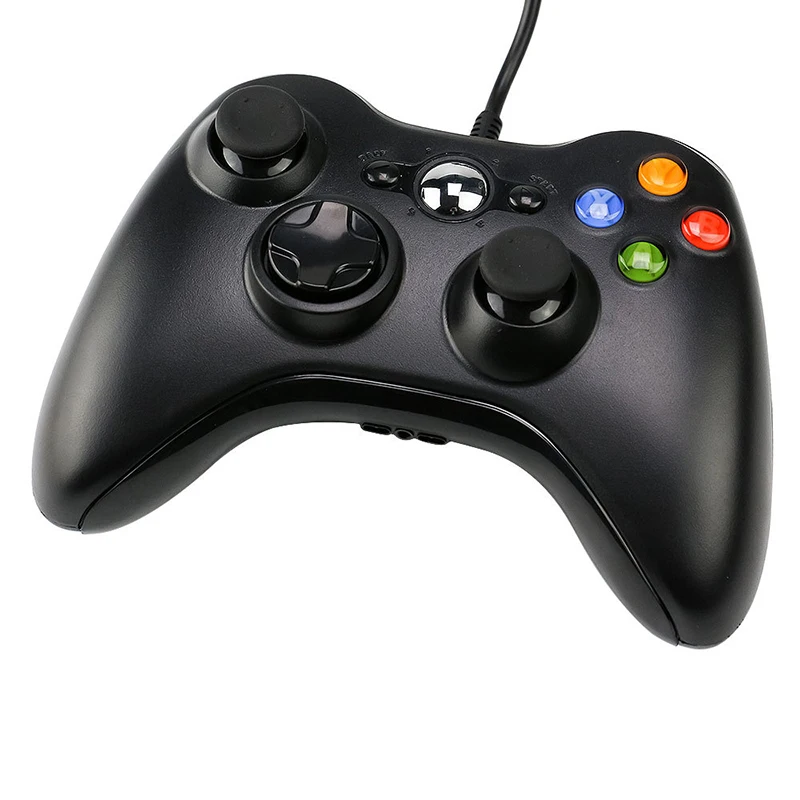 Wired Game Controller Gamepad Joystick Pad For Xbox 360 & PC 7 8 10