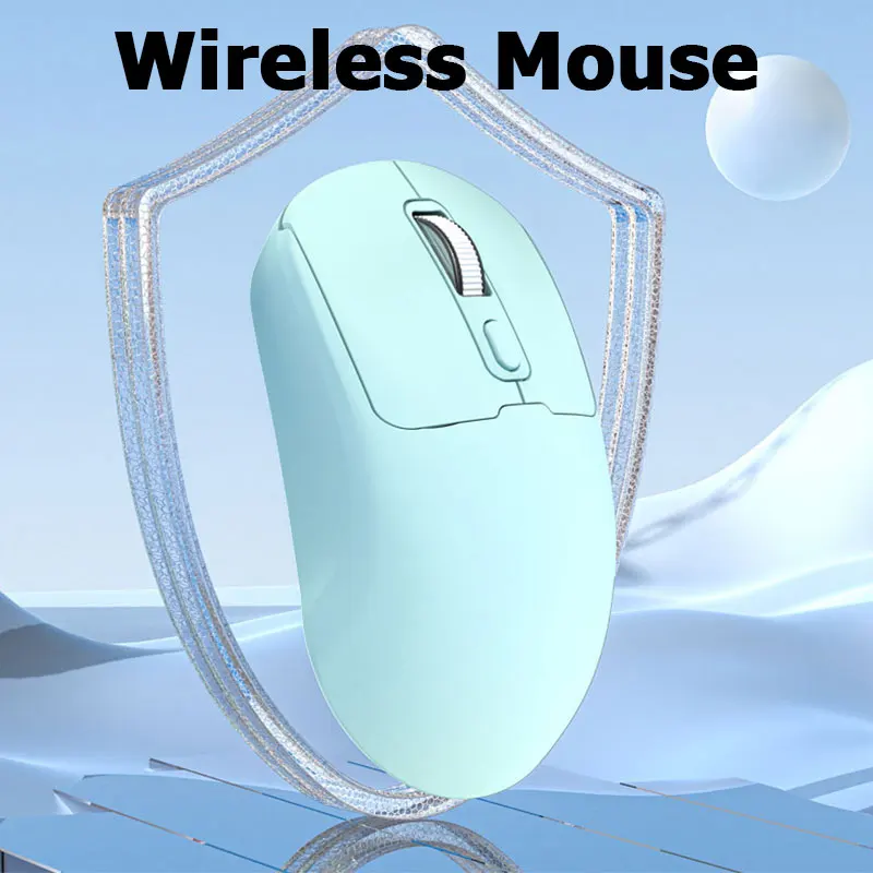 Portable Rechargeable Wireless Mouse 2.4G/Bluetooth Mini Silent Gamer Mice for Computer ipad High Precision Gaming Mouse 2 Modes Portable Rechargeable Wireless Mouse 2.4G/Bluetooth Mini Silent Gamer Mice for Computer ipad High Precision Gaming Mouse 2 Modes
