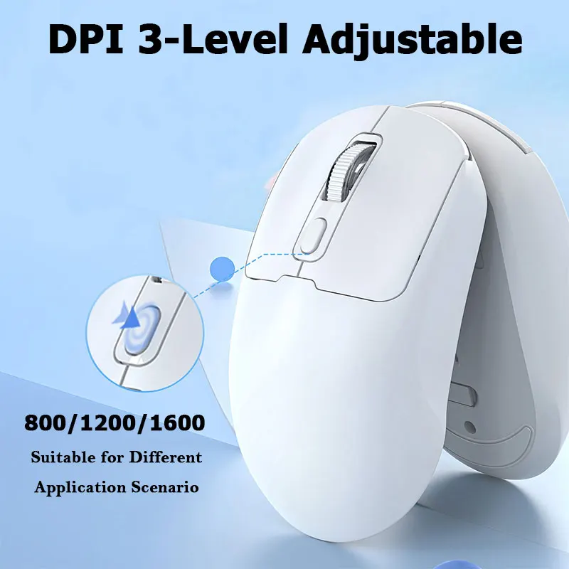 Portable Rechargeable Wireless Mouse 2.4G/Bluetooth Mini Silent Gamer Mice for Computer ipad High Precision Gaming Mouse 2 Modes Portable Rechargeable Wireless Mouse 2.4G/Bluetooth Mini Silent Gamer Mice for Computer ipad High Precision Gaming Mouse 2 Modes