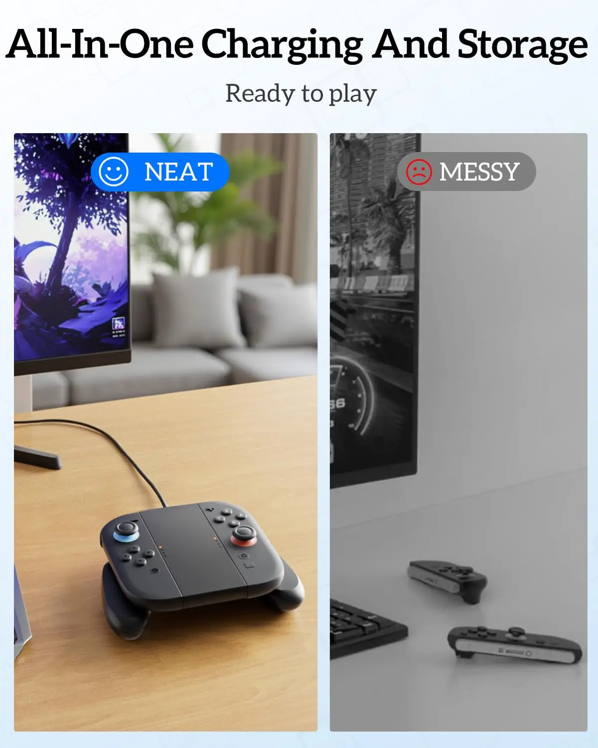 Mini Charging Grip Bracket For Switch 2 Joy-con Handle Gaming Controller Grip Magnetic Connection Charging Holder For Switch 2 Mini Charging Grip Bracket For Switch 2 Joy-con Handle Gaming Controller Grip Magnetic Connection Charging Holder For Switch 2