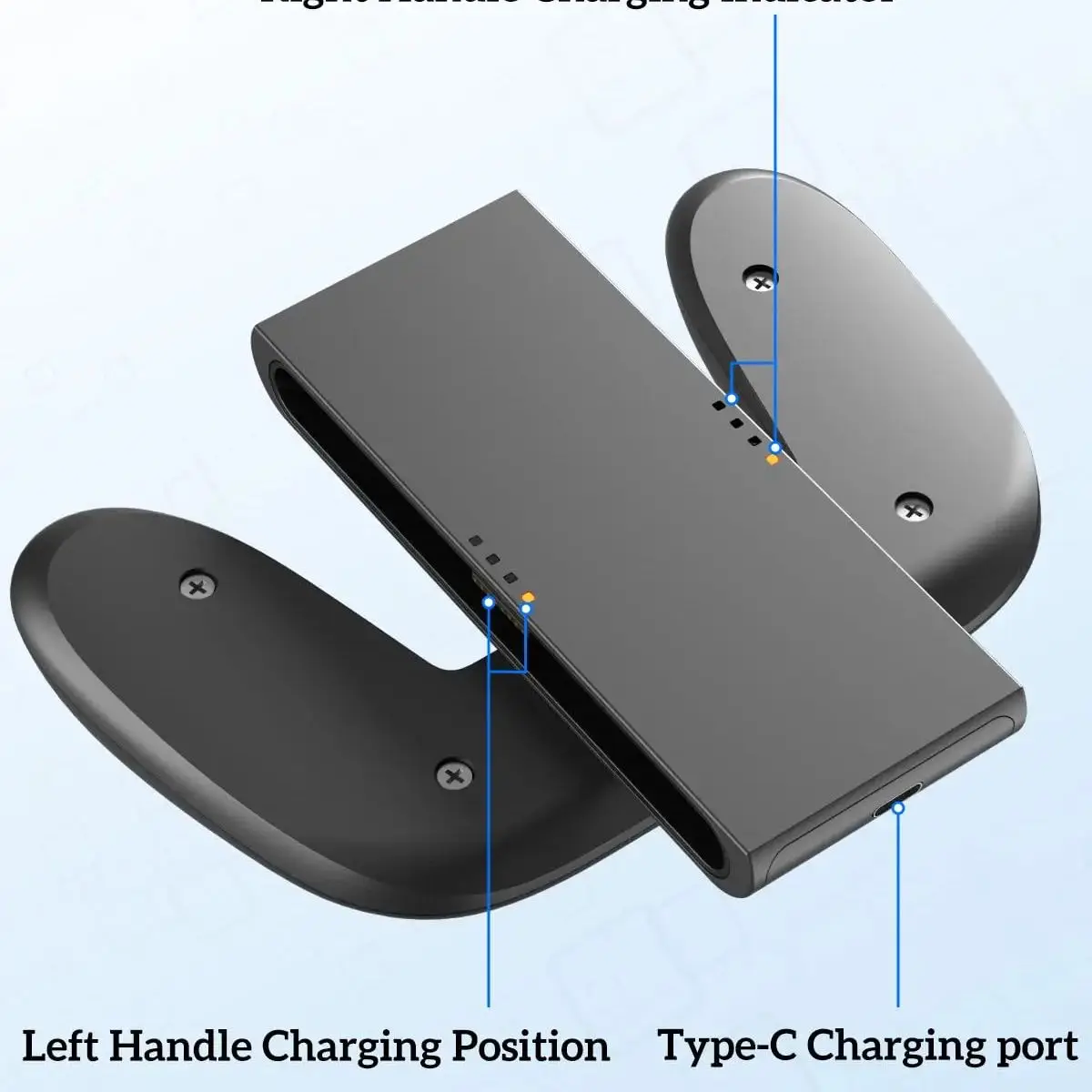 Mini Charging Grip Bracket For Switch 2 Joy-con Handle Gaming Controller Grip Magnetic Connection Charging Holder For Switch 2 Mini Charging Grip Bracket For Switch 2 Joy-con Handle Gaming Controller Grip Magnetic Connection Charging Holder For Switch 2