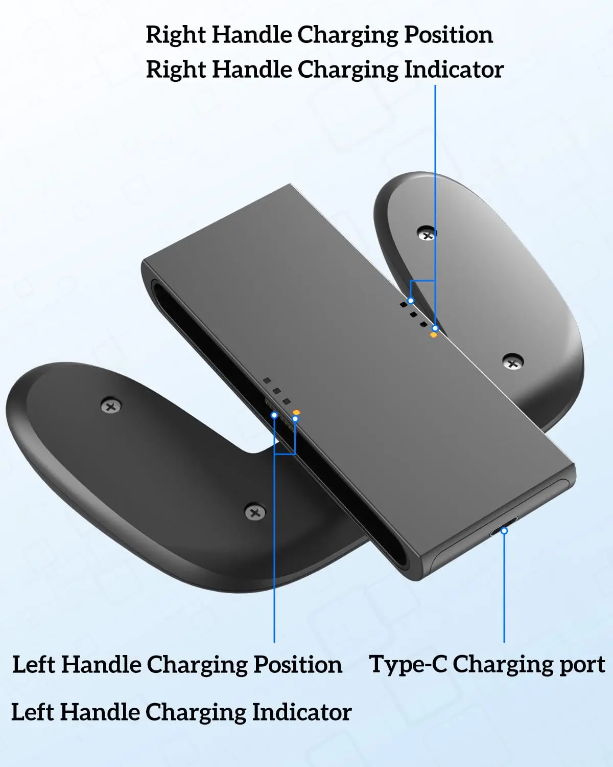 Mini Charging Grip Bracket For Switch 2 Joy-con Handle Gaming Controller Grip Magnetic Connection Charging Holder For Switch 2 Mini Charging Grip Bracket For Switch 2 Joy-con Handle Gaming Controller Grip Magnetic Connection Charging Holder For Switch 2