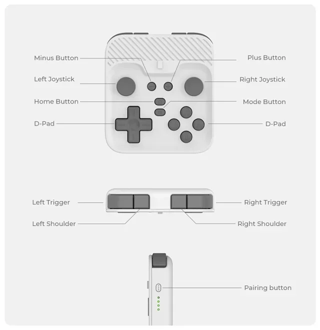 Abxylute M4 Snap-On Phone Controller Magnetic Mini Mobile Gampad Portable Retro With MagSafe Snap For IOS/Android/Switch/PC Gift Abxylute M4 Snap-On Phone Controller Magnetic Mini Mobile Gampad Portable Retro With MagSafe Snap For IOS/Android/Switch/PC Gift