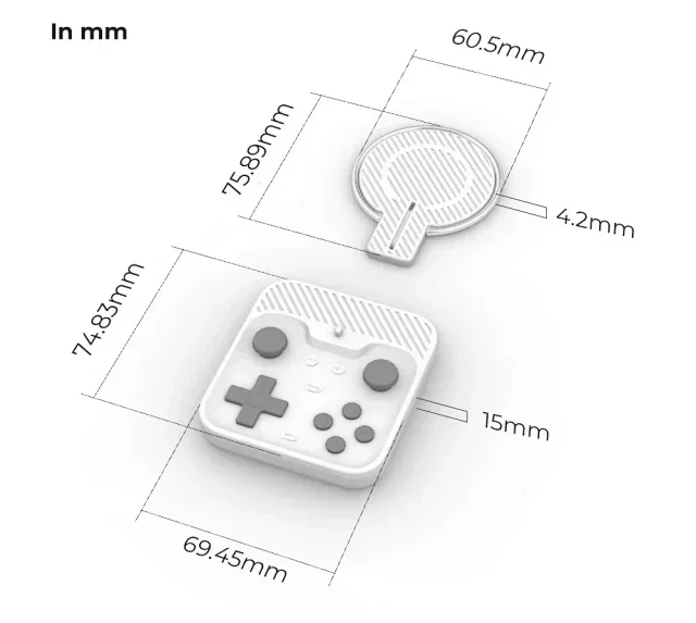 Abxylute M4 Snap-On Phone Controller Magnetic Mini Mobile Gampad Portable Retro With MagSafe Snap For IOS/Android/Switch/PC Gift Abxylute M4 Snap-On Phone Controller Magnetic Mini Mobile Gampad Portable Retro With MagSafe Snap For IOS/Android/Switch/PC Gift