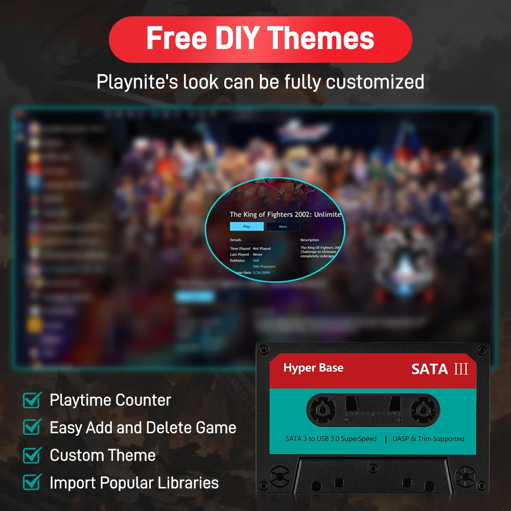 500G/2T External Gaming Hard Drive with 77 AAA PC Games Playnite OS Portable Game Console for Windows PC/Laptop 500G/2T External Gaming Hard Drive with 77 AAA PC Games Playnite OS Portable Game Console for Windows PC/Laptop