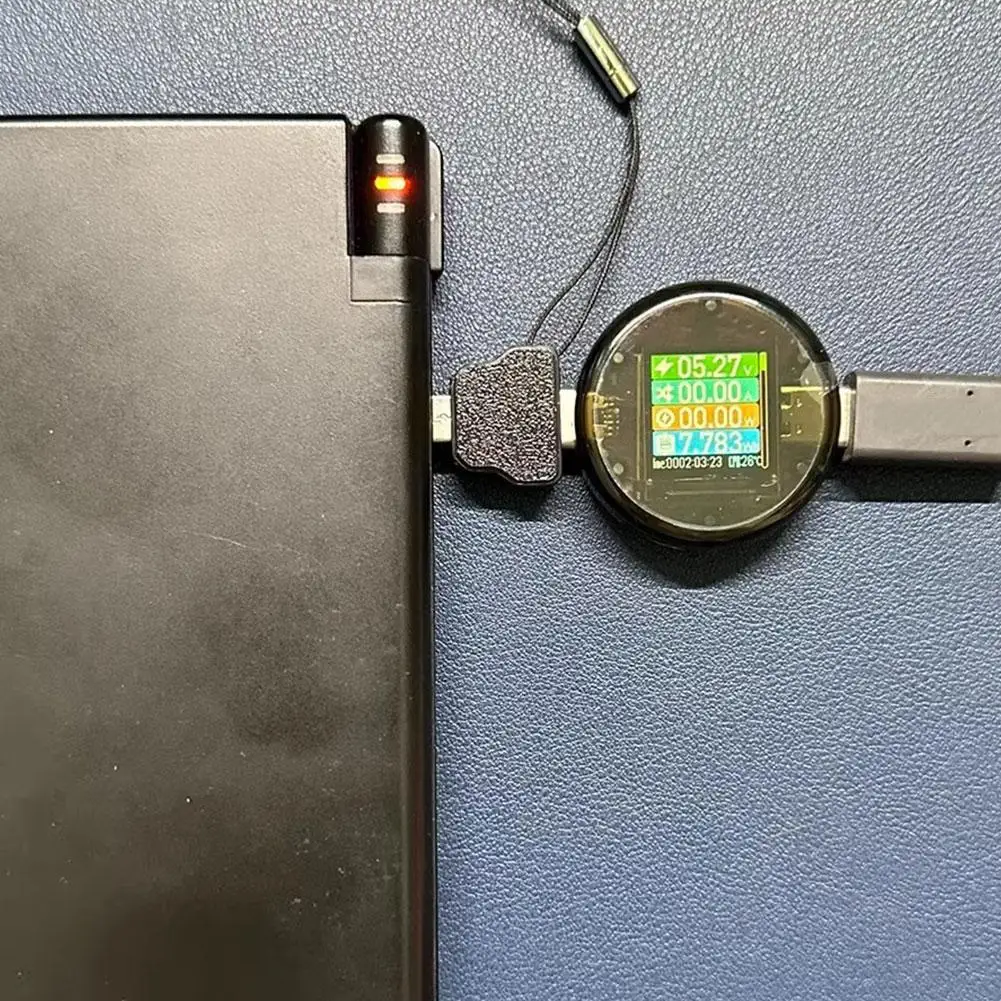 Charge Converter For Ndsi/2ds/3ds Converter Type C Charging Cable Adapter Support A To C C To C With Lanyard Holes Easy Use