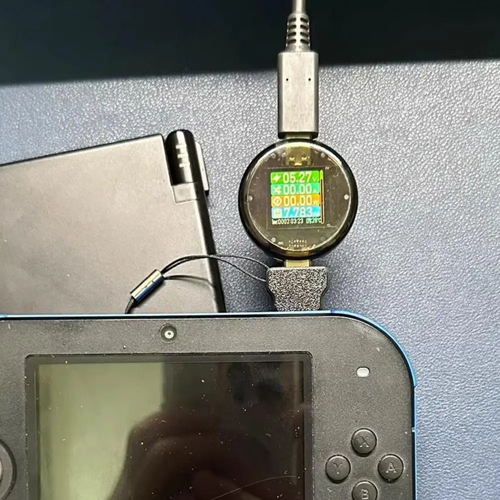 Charge Converter For Ndsi/2ds/3ds Converter Type C Charging Cable Adapter Support A To C C To C With Lanyard Holes Easy Use