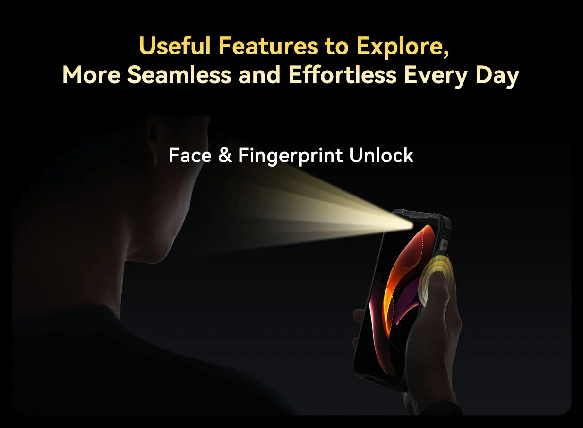 Blackview XPLORE 1 Rugged Smartphone, 5G Waterproof Outdoor Smartphone Android 15, 6.78'' 2.4K Display, 256GB/512GB, 20000mAh