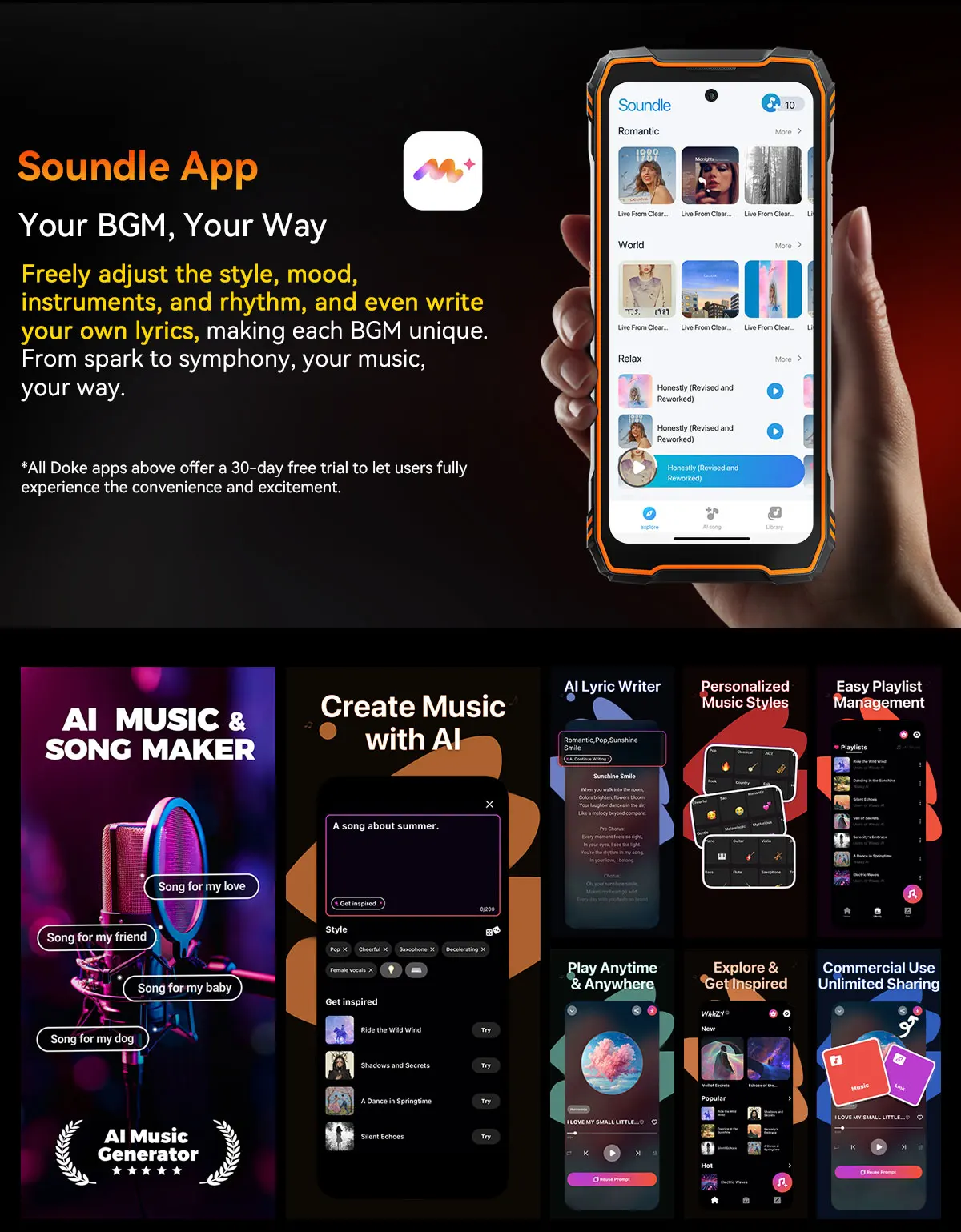 Blackview XPLORE 1 Rugged Smartphone, 5G Waterproof Outdoor Smartphone Android 15, 6.78'' 2.4K Display, 256GB/512GB, 20000mAh