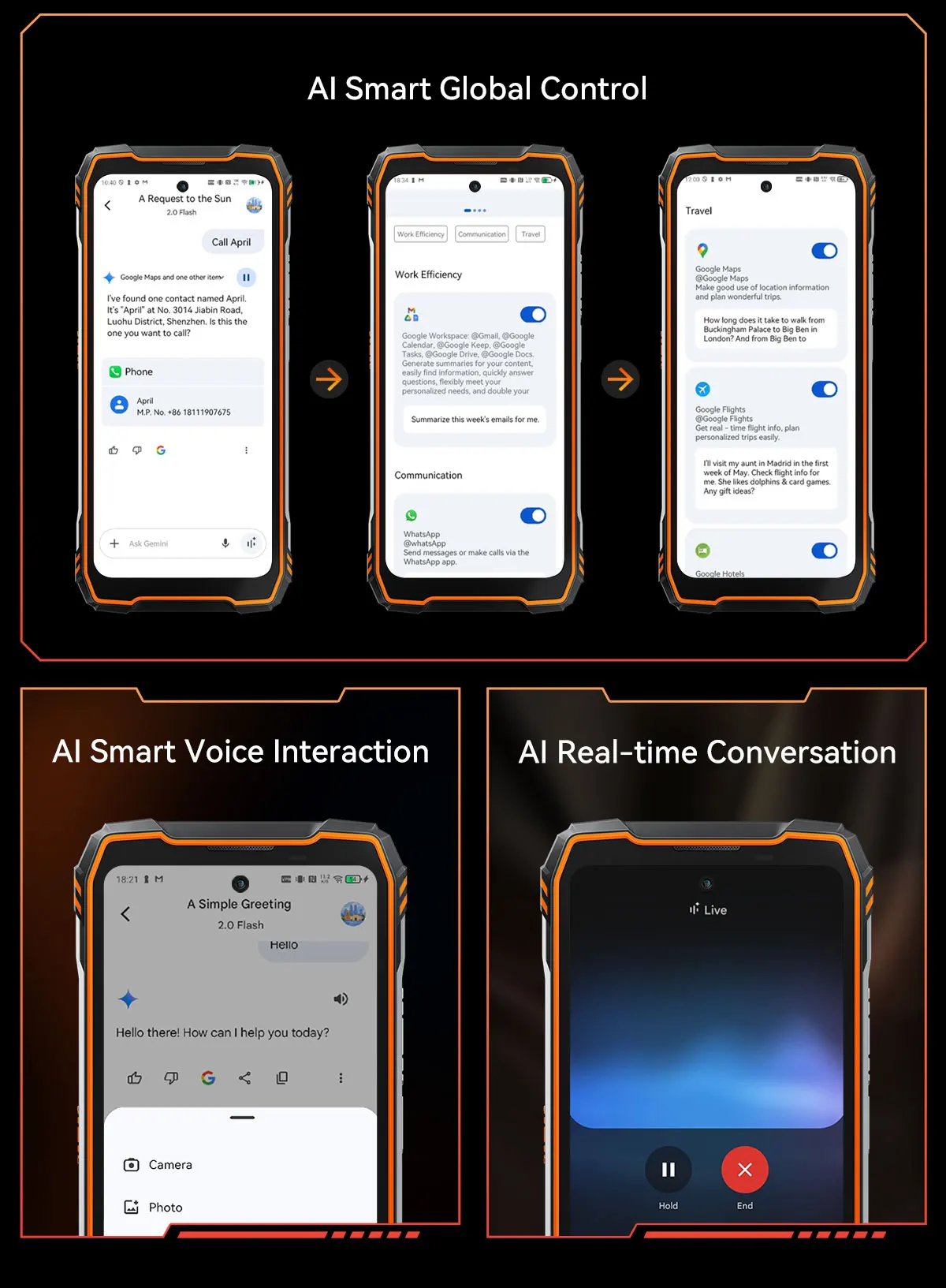 Blackview XPLORE 1 Rugged Smartphone, 5G Waterproof Outdoor Smartphone Android 15, 6.78'' 2.4K Display, 256GB/512GB, 20000mAh