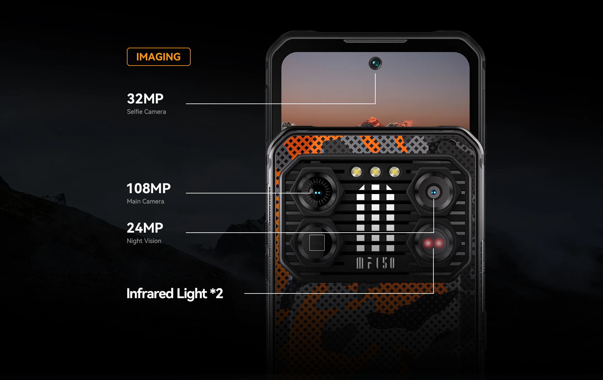 IIIF150 B2 Pro Rugged Phone MTK Helio G99 Android Smartphone 10000mAh 30W Charge 24GB 256GB 108MP Camera 6.8