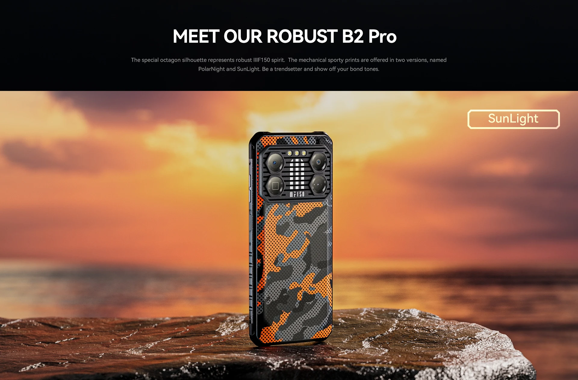 IIIF150 B2 Pro Rugged Phone MTK Helio G99 Android Smartphone 10000mAh 30W Charge 24GB 256GB 108MP Camera 6.8