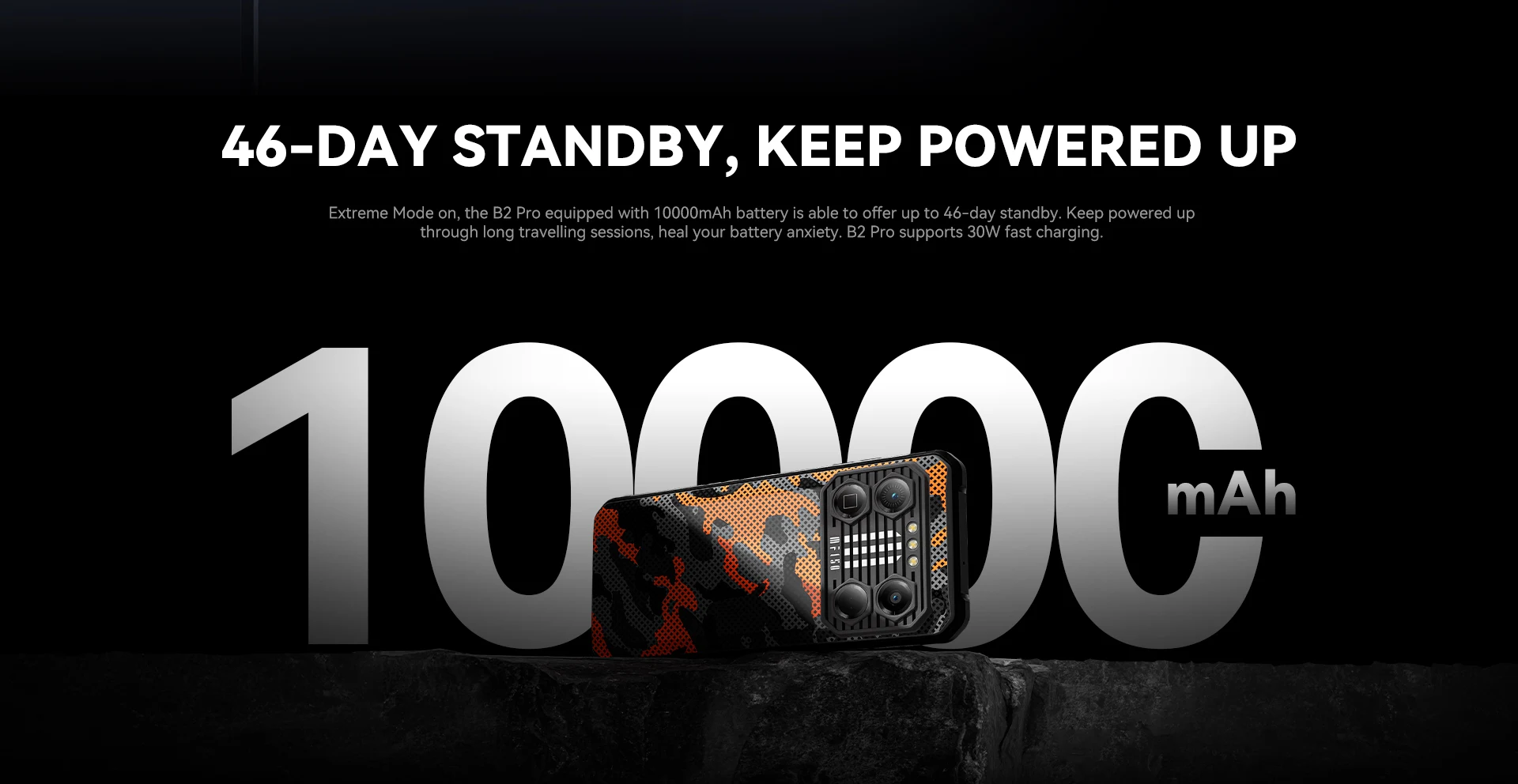 IIIF150 B2 Pro Rugged Phone MTK Helio G99 Android Smartphone 10000mAh 30W Charge 24GB 256GB 108MP Camera 6.8