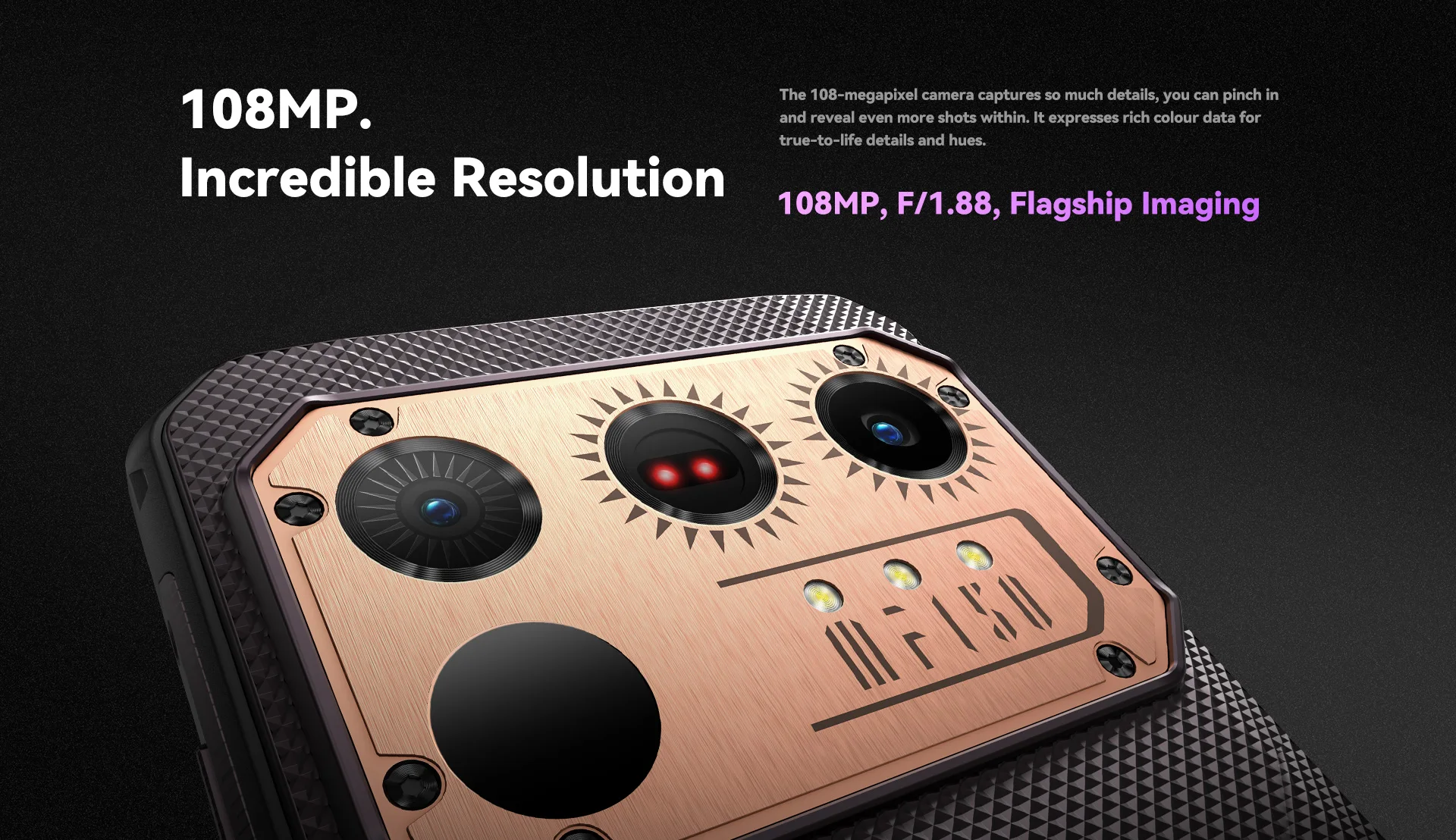 IIIF150 Raptor Rugged Phone MTK Helio G99 Chip 10000mAh Battery 108MP Main Camera 6.78inch FHD+ 120Hz Display Smartphone